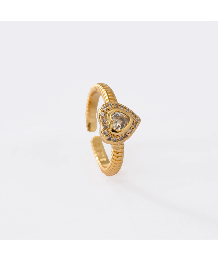 Anillo Cristal Love Ajustable